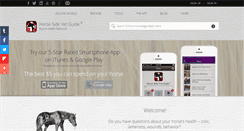 Desktop Screenshot of horsesidevetguide.com